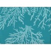 Outdoor Set Of 2 French Edge Seat Cushions In Seacoral Turquoise: UV & Water-Resistant - Jordan Manufacturing - 2 of 4