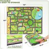 Sorbus 60"x79" City Roads Themed Washable Rug for Kids - For playrooms, classrooms, and bedrooms - 2 of 4