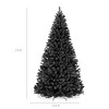 Best Choice Products Artificial Christmas Tree, 7.5ft Premium Unlit Spruce Design, Dense Branches  Black Spruce - 2 of 4