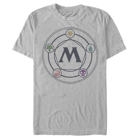 ting foragte Anstændig Men's Magic: The Gathering Mana Star T-shirt - Silver - 2x Large : Target