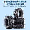 24x8-12 All-Terrain Tires Set of 2, Mud Sand Off - Road Tire 25x10-12 ATV Tires, 12 Rim ATV/UTV Tires, 4/6PR All Mud Trail Tires, Tubeless, 2 Pack - 4 of 4