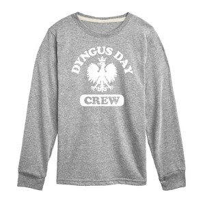 Boys' - Instant Message - Dyngus Day Crew Long Sleeve Graphic T-Shirt - 1 of 4