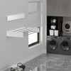 Wall Mounted Clothes Rack, Retractable Towel Drying Rack, Space Saving, Invisible, Foldable for Hanging Clothes - 2 of 4