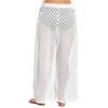 Women's Plus Size Lattice Beach Cover Up Pants - Always for Me - 2 of 3