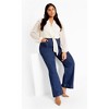 Women's Plus Size Melina Shirt - ivory | CITY CHIC - image 2 of 4