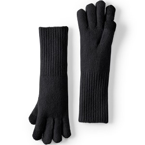 Lands' End Women's CashTouch Knit Gloves - 1 of 2