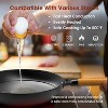 imarku Pot Set with Removeable Handle, 8inch & 12inch Honeycomb Nonstick Frying Pan Set, Dishwasher Safe, Oven Safe Fast Heating Pots and Pans Set - 4 of 4