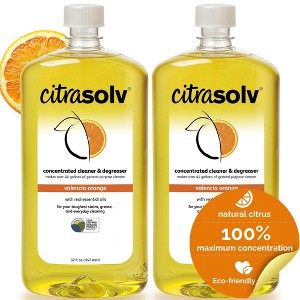 Citra Solv Concentrated Cleaner & Degreaser, Deodorizer, Home & Outdoor, Adhesive Remover, Natural Orange Oil - 1 of 4