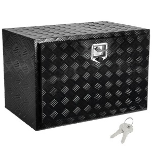 VEVOR Underbody Truck Box, 48" x 17" x 18" Pickup Storage Box, Heavy Duty Aluminum Diamond Plate Tool Box with Lock and Keys - 1 of 4