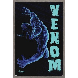 Trends International Marvel Venom: Let There be Carnage - Black and Blue Framed Wall Poster Prints - 1 of 4