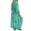 Women's Long Print Beach Coverup - Q2 OS - 2 of 2