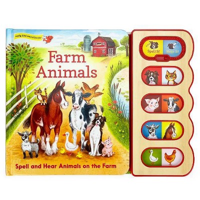 Farm Animals - by  Rose Nestling (Board Book)