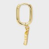 Bijoux Sport by Luv Aj MLS Gold Hoop Earrings - 2 of 3