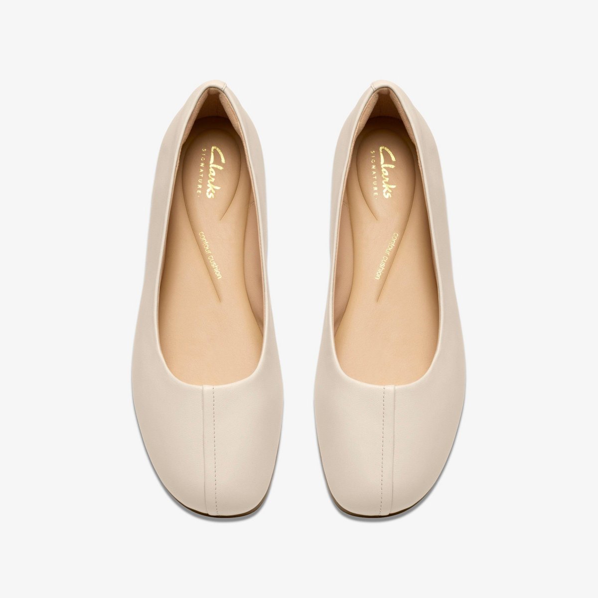 Обувь Clarks Womens Livia Lily Cream Leather Shoes 8 Medium — фото 6