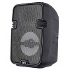 QFX® Portable Bluetooth® Speaker with LED Party Lights, FM Radio, and Microphone Input, True Wireless, BT-60 - 3 of 4