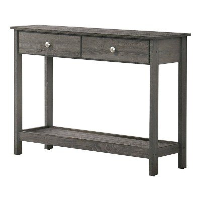 Clonard Wooden Sofa Table Gray - HOMES: Inside + Out