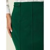 Hobemty Women's Office High Waist Pleated Front Pencil Bodycon Skirts - 4 of 4