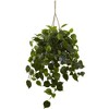 Nearly Natural Philodendron Hanging Basket UV Resistant (Indoor/Outdoor) - 2 of 2