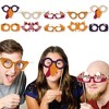 Big Dot of Happiness Friends Thanksgiving Feast Glasses - Paper Card Stock Friendsgiving Party Photo Booth Props Kit - 10 Count - 2 of 4
