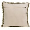 HomeRoots 20" X 20" Taupe Polyester Zippered Pillow - 4 of 4