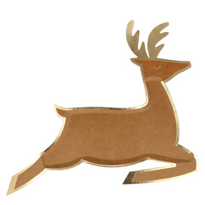 Meri Meri Leaping Reindeer Plates