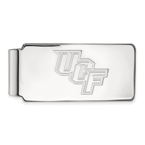 Black Bow Jewelry 10k White Gold Central Florida Knights NCAA Money Clip - 1 of 3