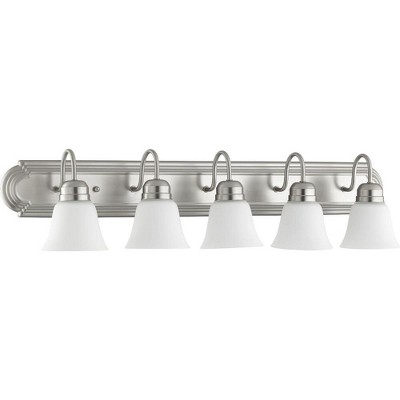 Quorum Lighting 5 - Light Vanity in  Satin Nickel