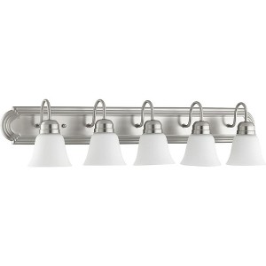 Quorum Lighting 5 - Light Vanity in  Satin Nickel - 1 of 1