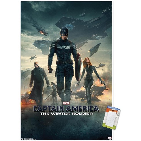 Trends International Marvel Captain America - The Winter Soldier - One  Sheet Unframed Wall Poster Print White Mounts Bundle 22.375 X 34 : Target