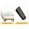 5 Piece Patio Bistro Set With Ottoman, Outdoor Wicker Furniture Sets For  Apartment Balcony, Rattan Table And Chairs Set-Cuddlewood - 3 of 4