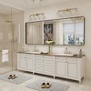 Apmir 32 in. W x 84 in. H Rectangular Aluminum Alloy Framed and Tempered Glass Wall Mirror in Matte Black - 2 of 4