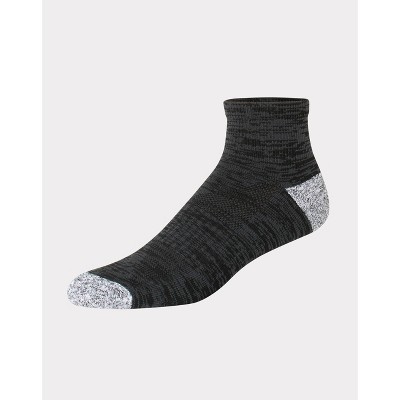 Hanes Premium Mens Peaks Triangle Explorer Ankle Socks 3pk - Gray