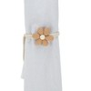 Unique Bargains Flower Pin-on Curtain Tieback Cotton Linen 2 Pcs - 4 of 4