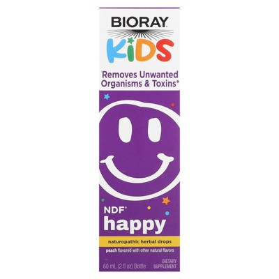 Bioray Kids, NDF Happy, Peach, 2 fl oz (60 ml)