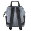 Baby Essentials Quilted Frame Diaper Backpack - Gray/Black - 3 of 4