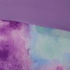 Sapphtopaz Watercolor Tie Dye Printed Comforter Set Features Piped Edge Borders, Bedding Set Quilt Set with Throw Pillows, Machine Washable - 2 of 4