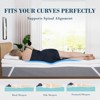 Itopfox 3 Inch Memory Foam Mattress Topper with Cooling Gel & Removable Cover, Soft & Pain Relief, CertiPUR-US & Oeko-Tex Certified - 3 of 4