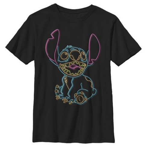 Boy's Lilo & Stitch Neon Stitch T-Shirt - image 1 of 4