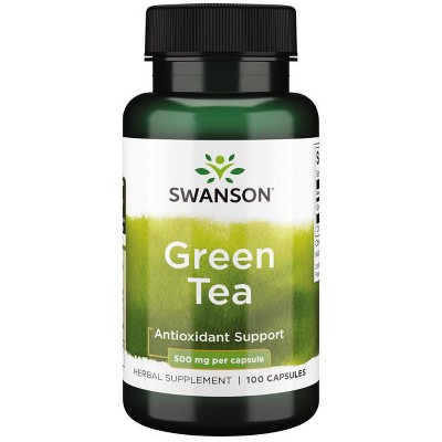 Swanson Green Tea 500 mg 100 Caps.