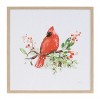 Framed Winter Cardinal Print Under Glass (Set of 2) - 3 of 3