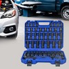 ORRD 66PCS Air Tool & Accessories Kit, Ratchet Wrench Set with Extension Rods & Universal Connectors – Black/Blue - 2 of 4