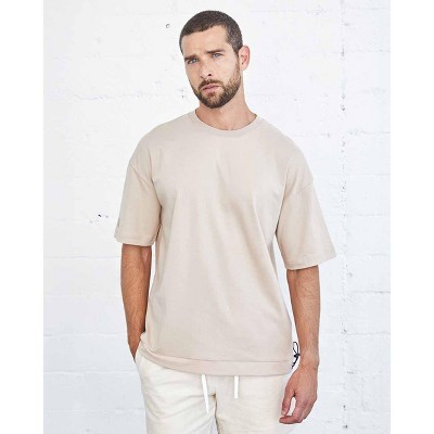 Spruce Fashion Casual Axis Mixed Media Boxy Tee