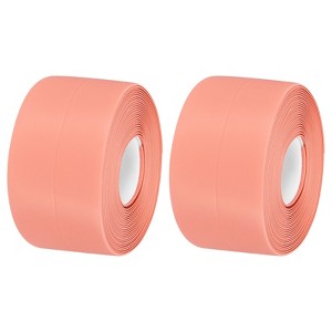 Unique Bargains PVC Waterproof Self-Adhesive Wall Corner Seal Caulk Strip Tape 2 Pcs - 1 of 4