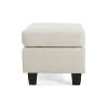 PAGED 24 Inch Ottoman with Storage, Modern Vanity Chair Footrest Ottoman with Wooden Legs, Entryway Bench for Living Room, Bedroom - 4 of 4