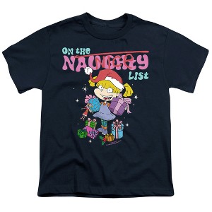 Boys' Rugrats Naughty Angelica Christmas T-Shirt - 1 of 4