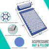 Sorbus 29 Inch Acupressure Mat, Pillow & Carry Bag Set - Helps with Stress, Back & Neck Pain - Great for Muscle Relaxation, Sciatica, & Meditation - 2 of 4