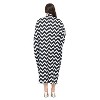 L I V D Women's Madeline Kaftan Midi Dress, Black White, 1X - 3 of 3