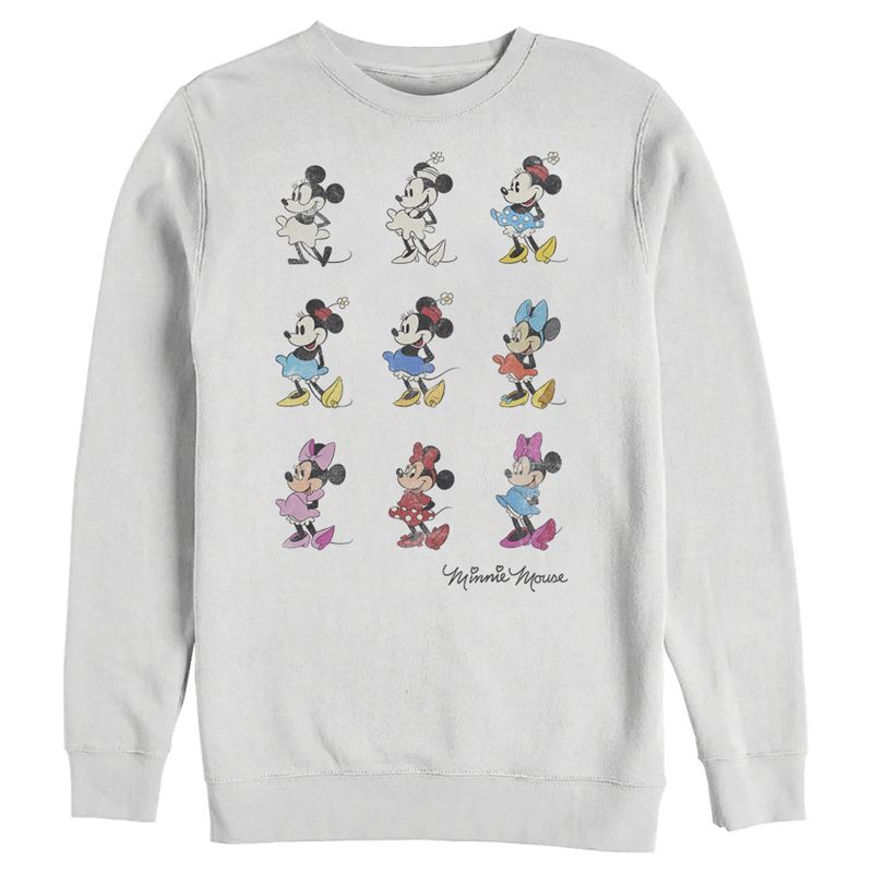 Men's Mickey & Friends Mickey & Friends Minnie Mouse Evolution Sweatshirt, 1 of 4