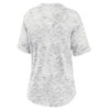 NFL Dallas Cowboys Women's Gray Rolled Sleeve Fashion T-Shirt - 3 of 3