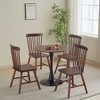 CENGHU Round Dining Table, Modern Kitchen Table 31.5" Tulip Design, Medieval Casual Table Seating 4 People for Dining Room, Kitchen, Living Room - 3 of 4